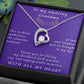 From Granddaughter to Grandmother Forever Love Necklace