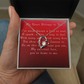 Mother's Day Forever Love Necklace from Boyfriend to Girlfriend