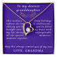 From Grandmother to Granddaughter Forever Love Necklace