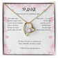 Forever Love Necklace for ANNA – Yellow or White Gold | Name Meaning Jewelry with Message Card | Witchcore Gift for Her