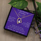 From Granddaughter to Grandmother Forever Love Necklace