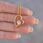 Forever Love Necklace for ANNA – Yellow or White Gold | Name Meaning Jewelry with Message Card | Witchcore Gift for Her