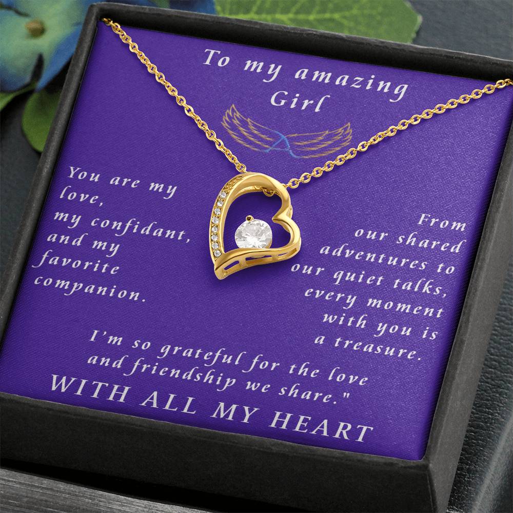 From Boyfriend to Girlfriend Forever Love Necklace