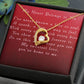 Mother's Day Forever Love Necklace from Boyfriend to Girlfriend