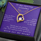 From Granddaughter to Grandmother Forever Love Necklace