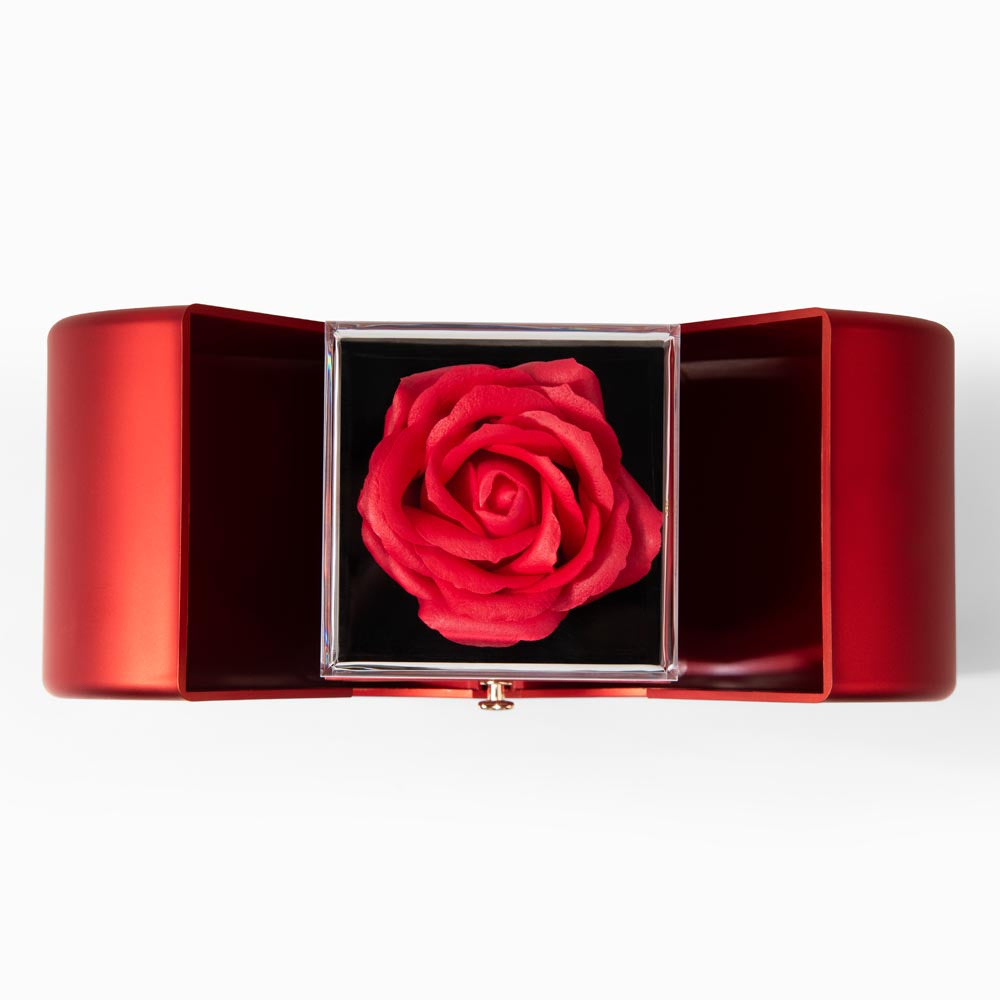 Rose & Love Knot Necklace Gift Set